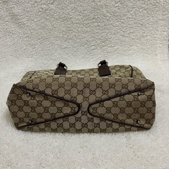 Gucci Tote Bag GG Canvas Leather - Picture 3 of 16